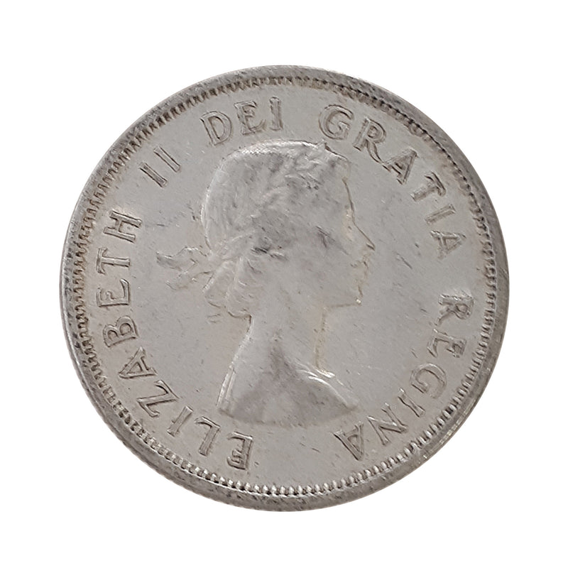 1958 Canada 25 Cents Circulation