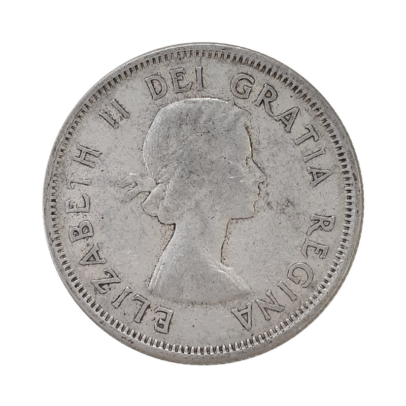 1960 Canada 25 Cents Circulation