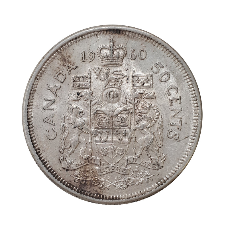 1960 Canada 50 Cents (Circulated)