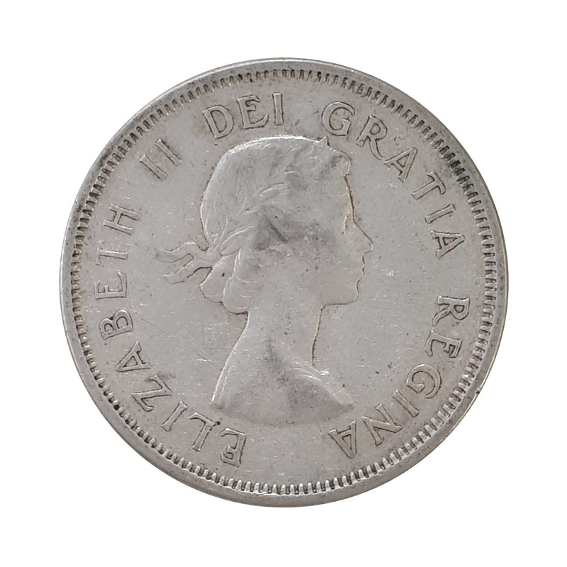 1961 Canada 25 Cents Circulation