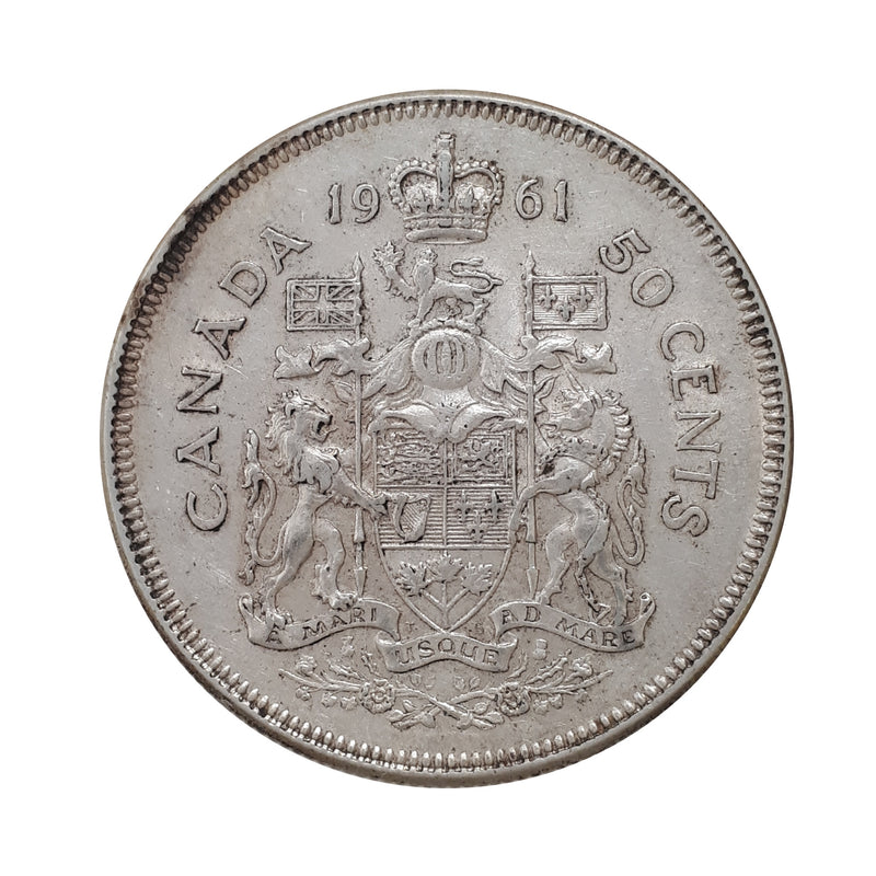 1961 Canada 50 Cents (Circulated)