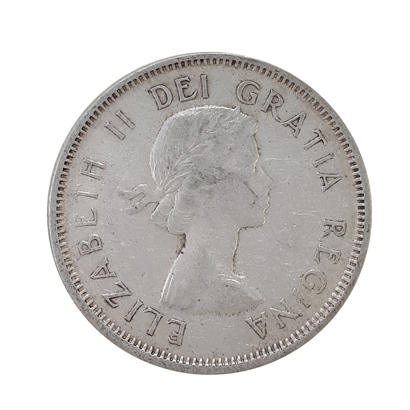 1962 Canada 25 Cents Circulation