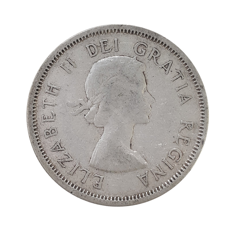 1963 Canada 25 Cents Circulation