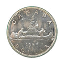 1965 SBP5 Type1 Cameo Canada $1 Dollar Brillant Uncirculated MS-63