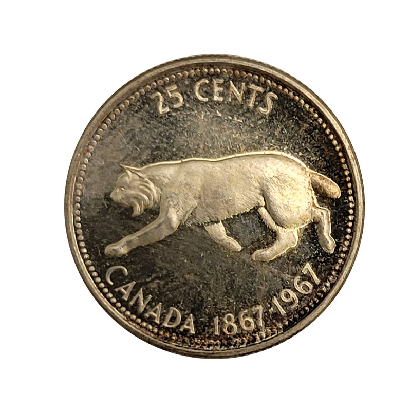 1967 Canada Specimen 25 Cent Ultra Heavy Cameo (SP-66)