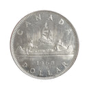 1968 Canada Nickel 1$ Dollar Coin Circulated