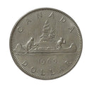 1969 Canada Nickel 1$ Dollar Coin Uncirculated (MS-60 / MS-62)