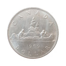 1969 Canada Nickel 1$ Dollar Coin Circulated