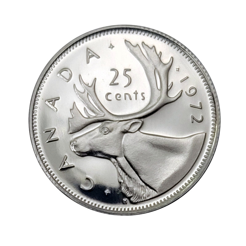 1972 Canada 25 Cents Proof Like
