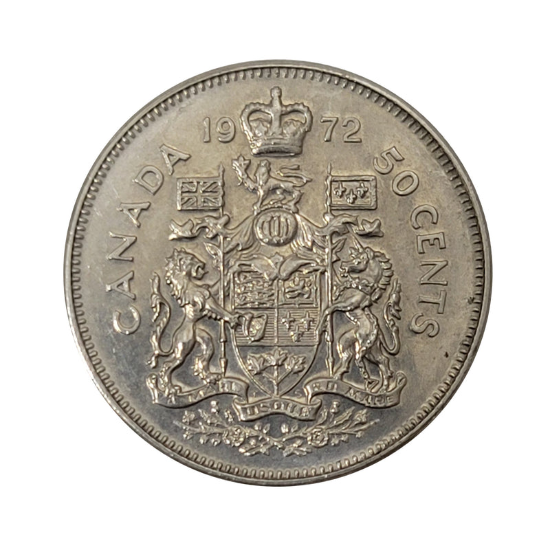 1972 Canada 50 Cents Uncirculated (MS-60 / MS-62)