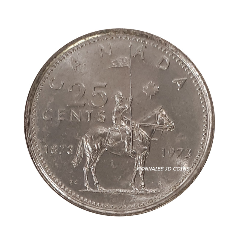 1973 Canada Small Bust 25 Cents BU (MS-63)