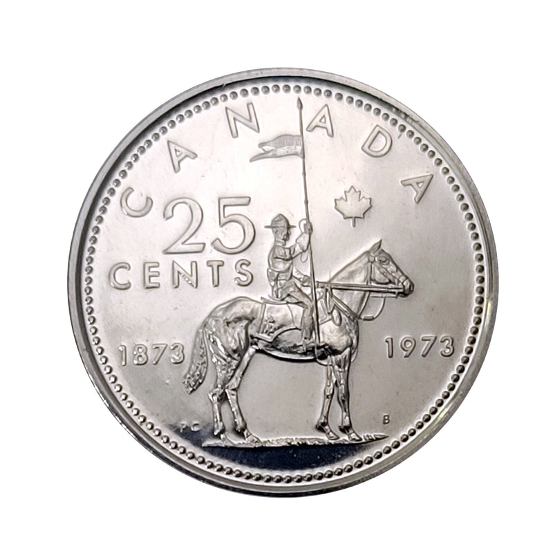 1973 Canada Small Bust 25 Cents Proof Like
