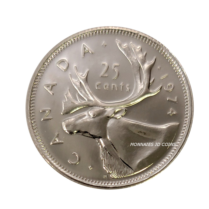 1974 Canada 25 Cents Proof Like