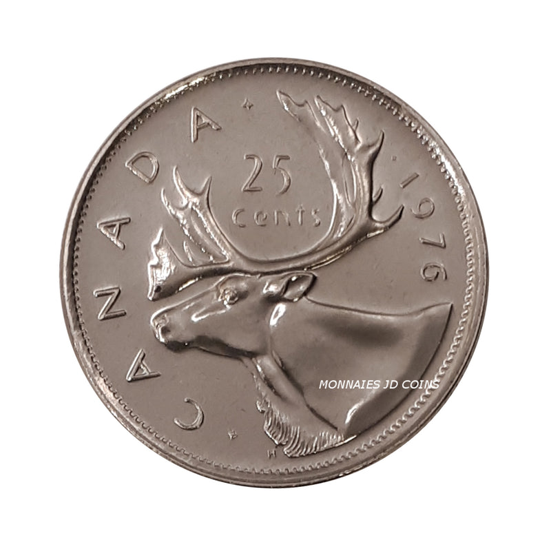 1976 Canada Specimen 25 Cent Coin