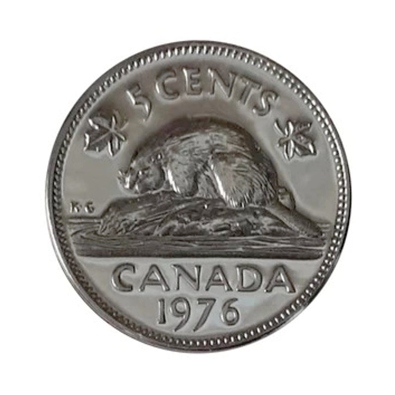 1976 Canada 5 Cents Specimen