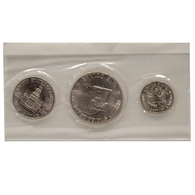 1976 USA United States Bicentennial Silver 40% Uncirculated Kennedy-Eisenhower Set