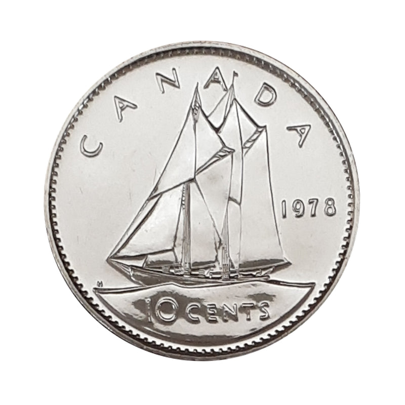 1978 Canada 10 Cents Specimen