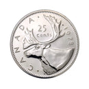 1978 Large Denticles Canada 25 Cents Proof Like