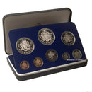 1979 Barbados Proof Set Silver 8 Coin Collector .925 Sterling Silver FRANKLIN MINT