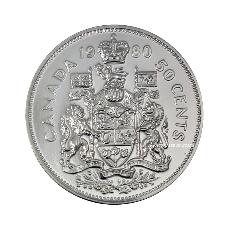 1980 Canada 50 Cents Specimen