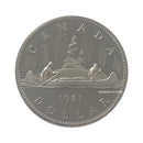 1981 Canada Nickel $1 Dollar Proof