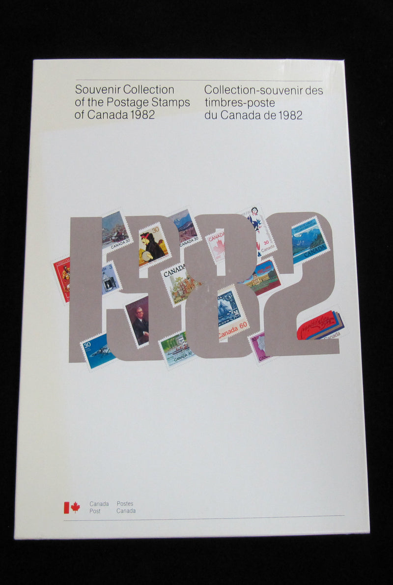 1982 Canada Stamp Collection SOUVENIR COLLECTION OF THE POSTAGE STAMPS OF CANADA