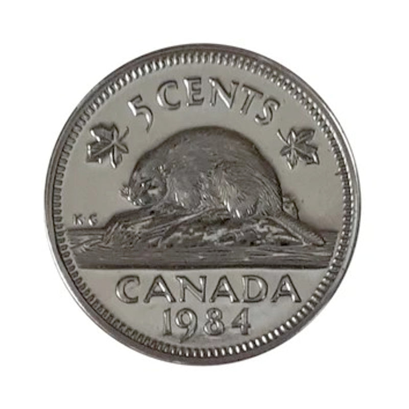 1984 Canada 5 Cents Specimen