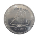 1984 Canada 10 Cents Brillant Uncirculated (MS-63)