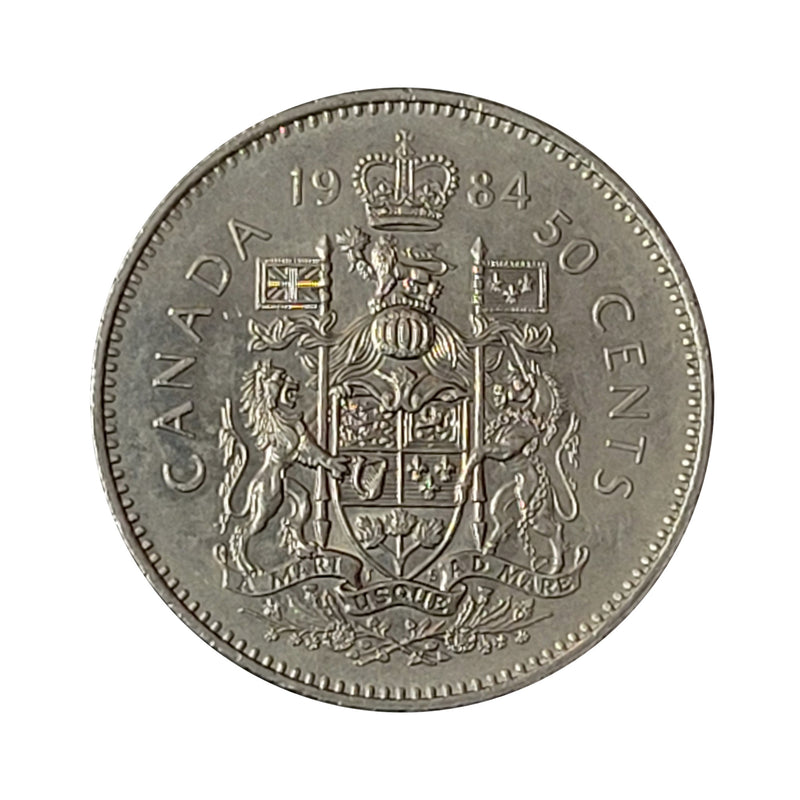 1984 Canada 50 Cents Choice Brillant Uncirculated (MS-64)