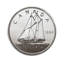 1984 Canada 10 Cents Specimen