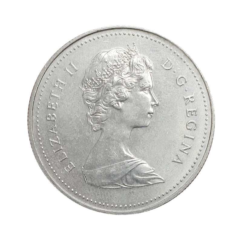1984 Voyageur Canada Nickel $1 Dollar Coin (Circulated)