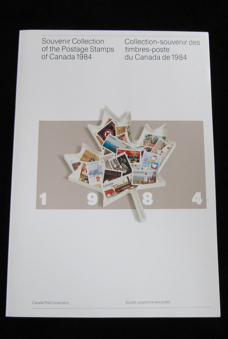 1984 Canada Stamp Collection SOUVENIR COLLECTION OF THE POSTAGE STAMPS OF CANADA