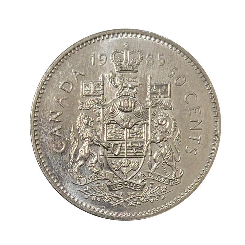 1985 Canada 50 Cents Choice Brillant Uncirculated (MS-64)