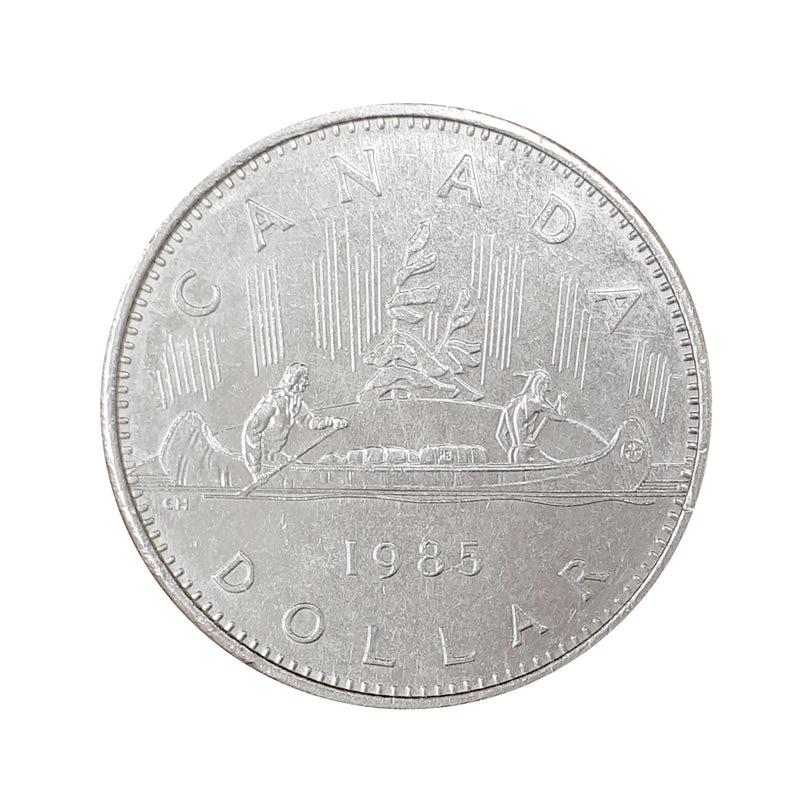 1985 Canada Nickel $1 Dollar Coin (Circulated)