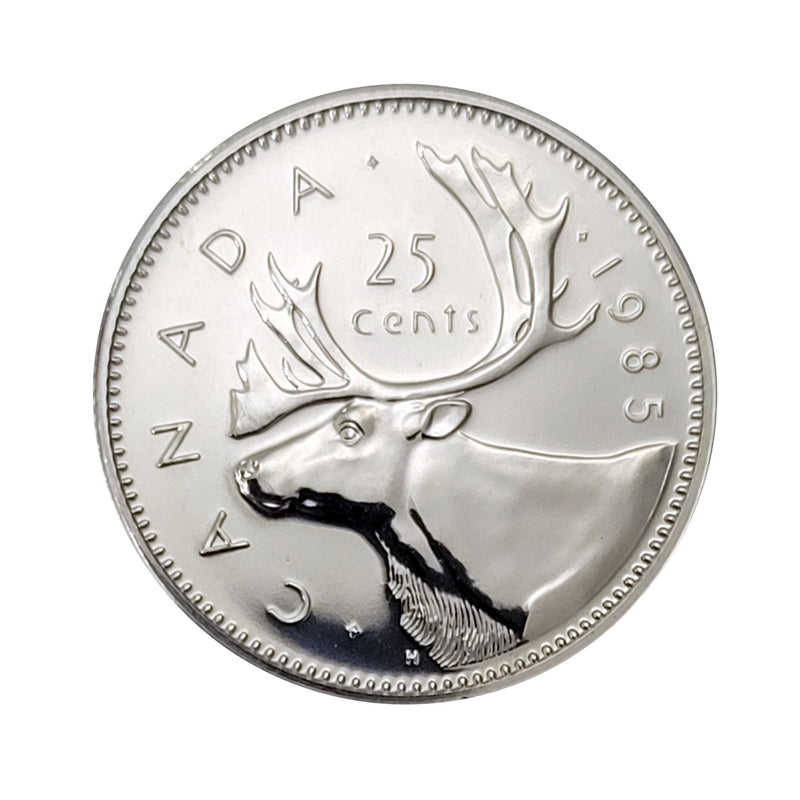 1985 Canada 25 Cents Proof Like