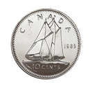 1985 Canada 10 Cents Specimen