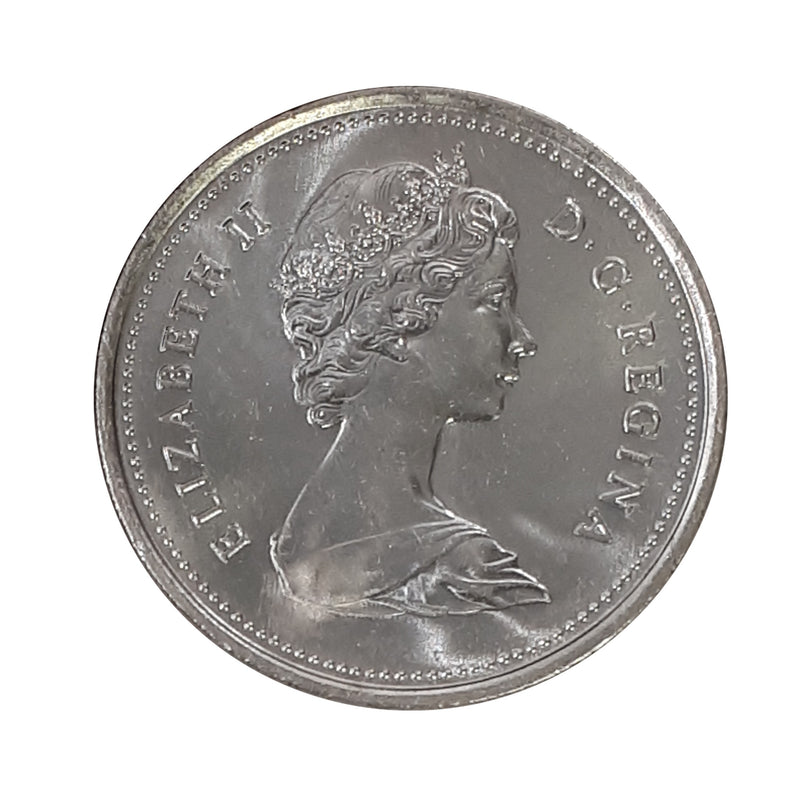 1986 Canada Caribou 25 Cents BU (MS-63)