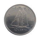 1987 Canada 10 Cents Brillant Uncirculated (MS-63)