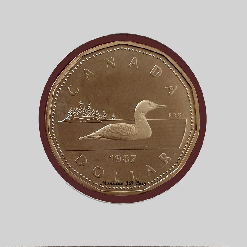 1987 Canada Loon Proof Uncirculated Coin