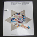 1987 Canada Stamp Collection SOUVENIR COLLECTION OF THE POSTAGE STAMPS OF CANADA