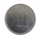 1990 Canada 10 Cents Brillant Uncirculated (MS-63)