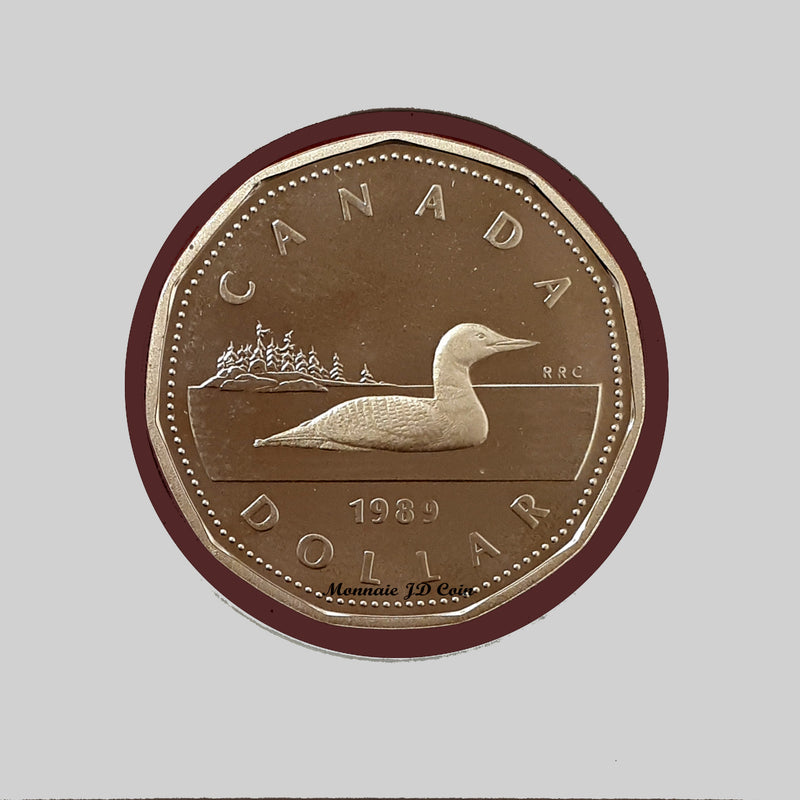 1989 Canada Loon Proof Uncirculated Coin