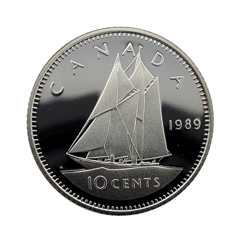 1989 Canada 10 Cents Proof