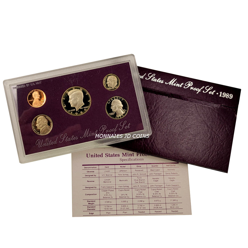 1989 S USA Mint Proof Set