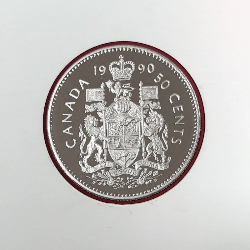 1990 Canada 50 Cents Proof Coin