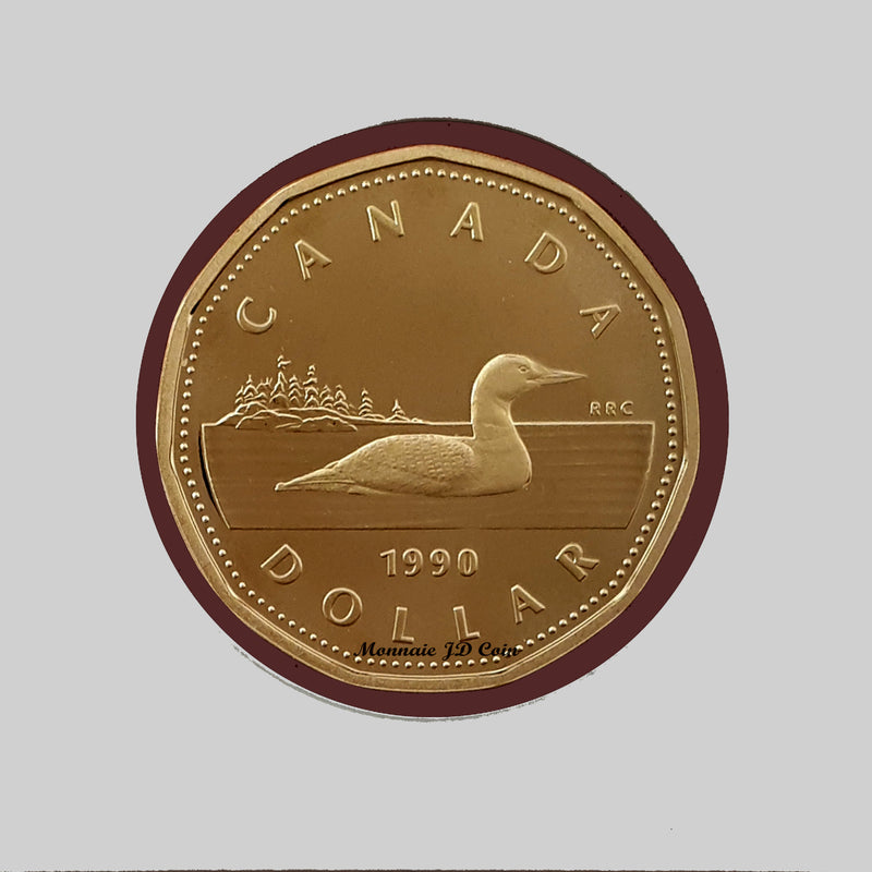 1990 Canada Loon Proof Uncirculated Coin