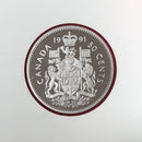 1991 Canada 50 Cents Proof Coin