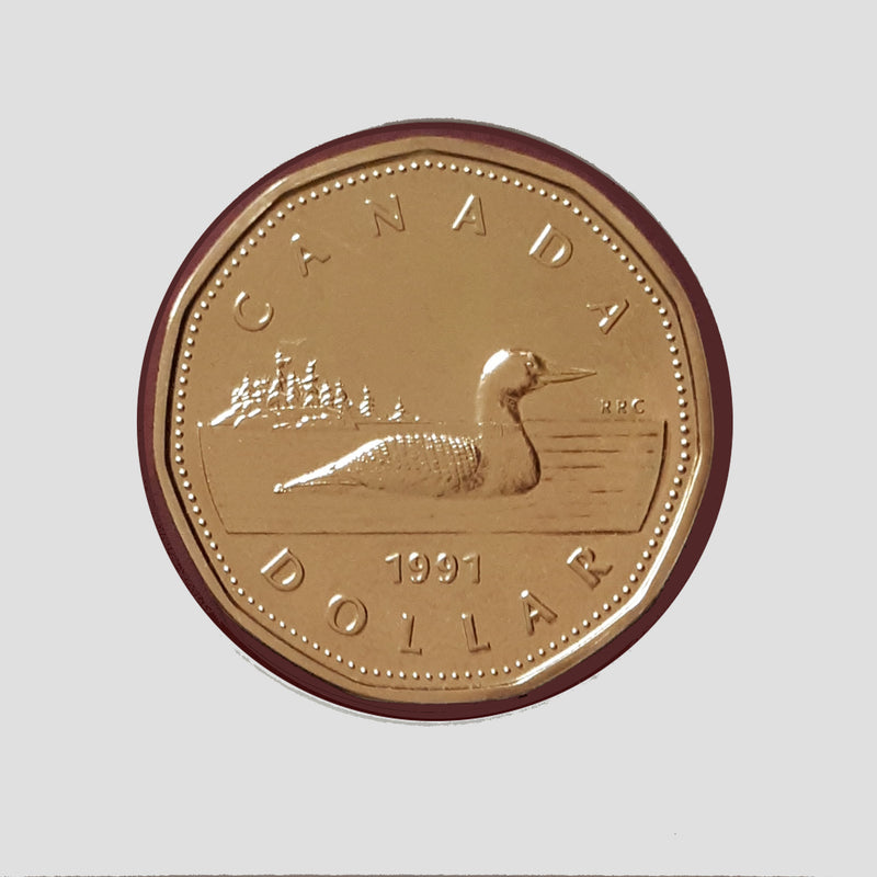 1991 Canada Loon Specimen Uncirculated Coin