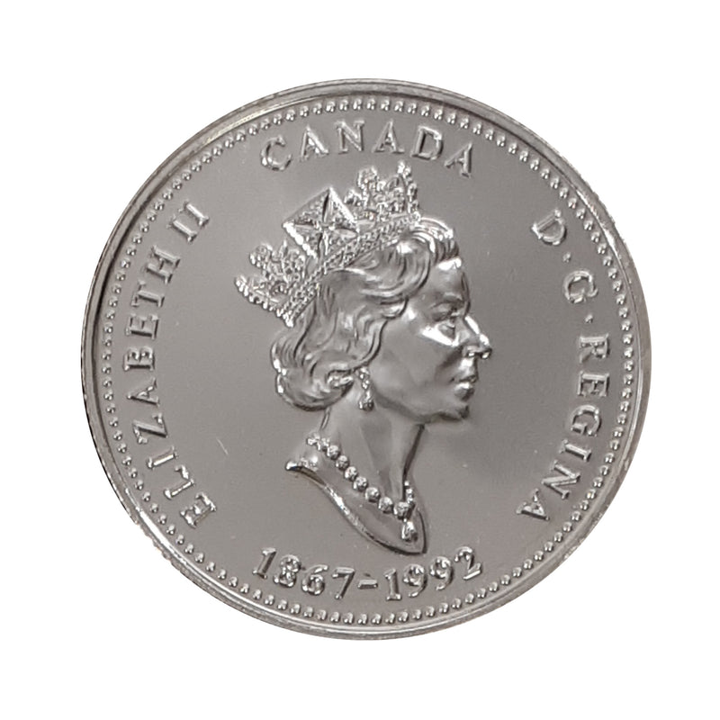 1992 Canada Alberta 25 Cents  Proof Like