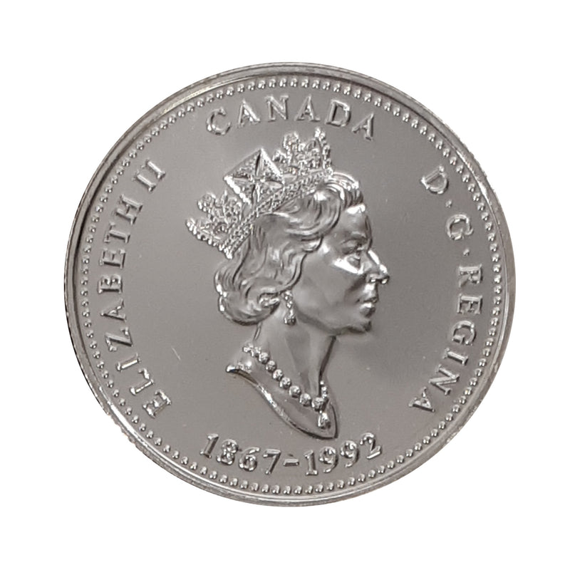 1992 Canada New Brunswick 25 Cents Proof Like